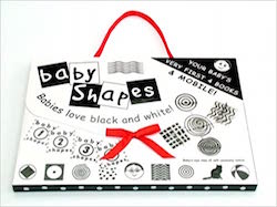 Baby Shapes 4 Books and Mobile Set