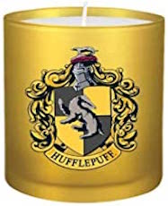 HP: Hufflepuff Glass Votive Candle